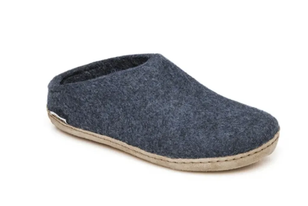slipon_leather_sole_1-2.webp Clearance Slip-On Leather Sole Women Slippers | Slippers