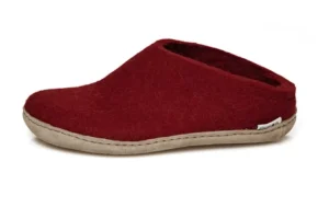 Discount Slip-On Leather Sole Women Slippers