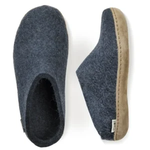 Clearance Slip-On Leather Sole Women Slippers | Slippers