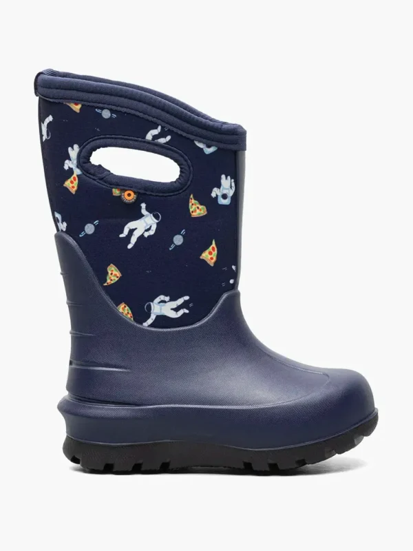 Fashion Space Pizza Snow Boot BOY Winter